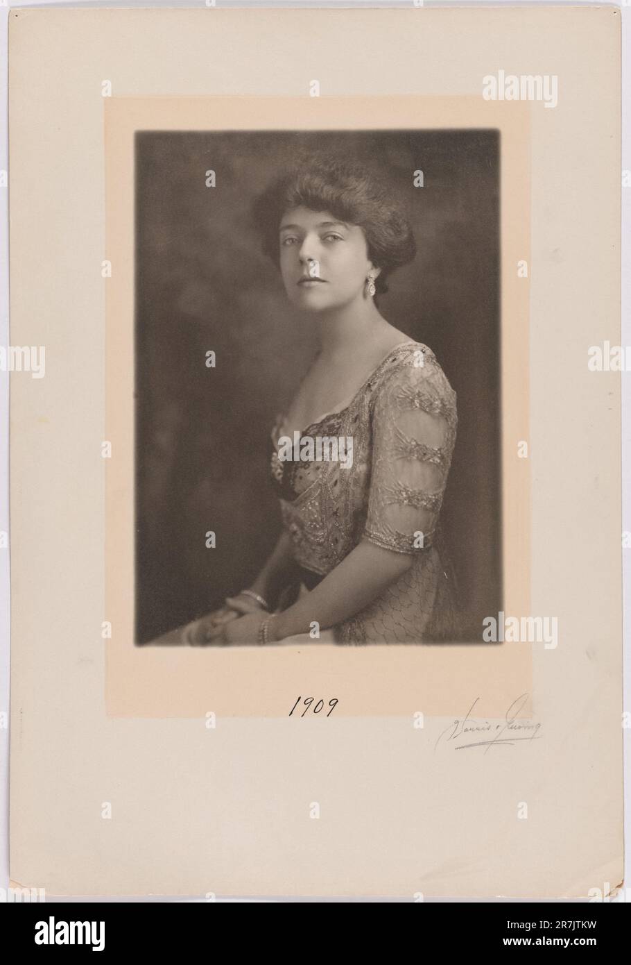 Alice Roosevelt Longworth 1909 Foto Stock