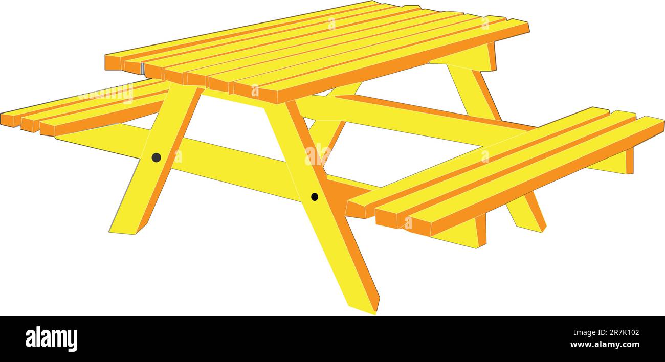 illustrazione dei mobili da giardino - vettore Illustrazione Vettoriale