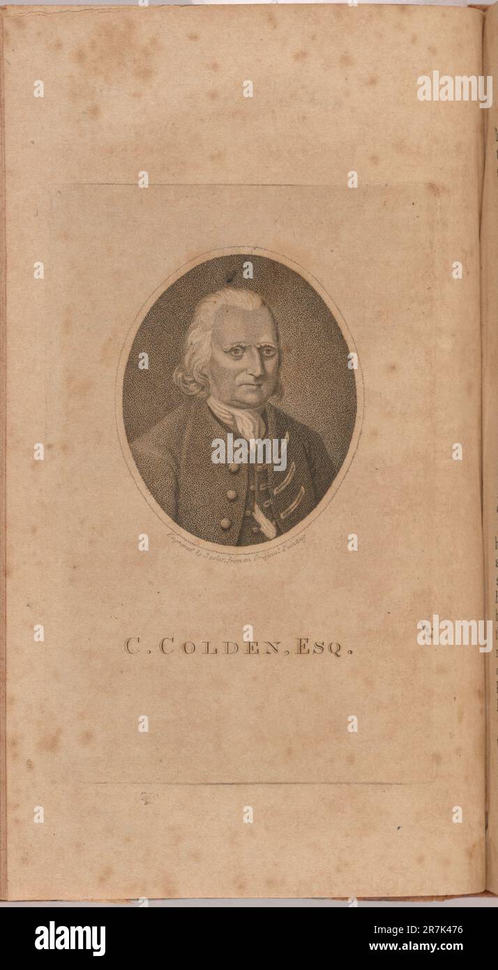 Cadwallader Colden c. 1801 Foto Stock