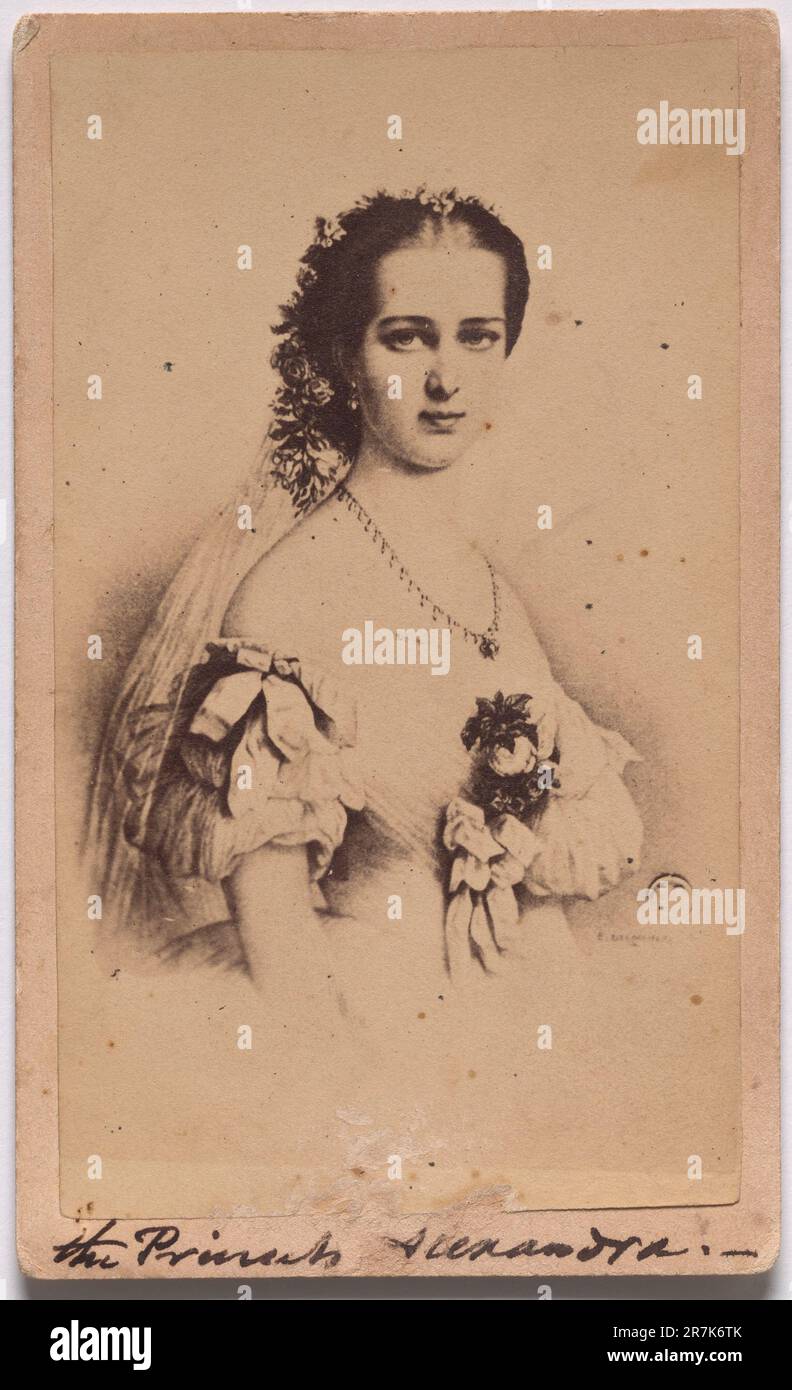 Alexandra 1863 Foto Stock