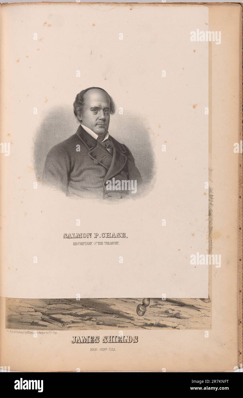Salmone P. Chase c. 1862-1864 Foto Stock