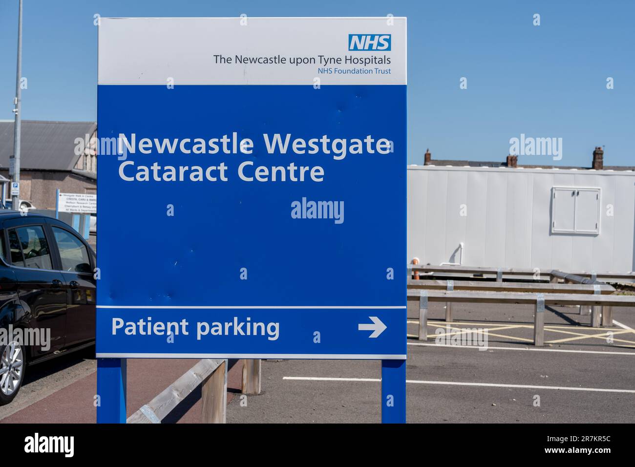 Newcastle Westgate Cataract Centre nel Campus for Ageing and Vitality, Westgate Road (ex Newcastle General Hospital), Newcastle upon Tyne, Regno Unito. Foto Stock