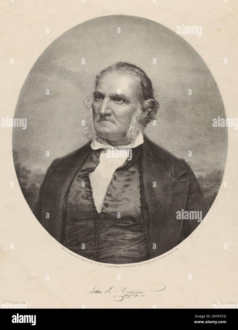 Giovanni Giacomo Audubon 1850 Foto Stock