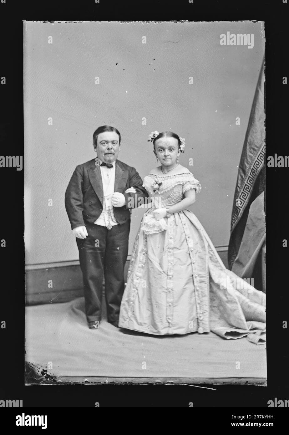 Charles e Lavinia Stratton 1860-1870 Foto Stock