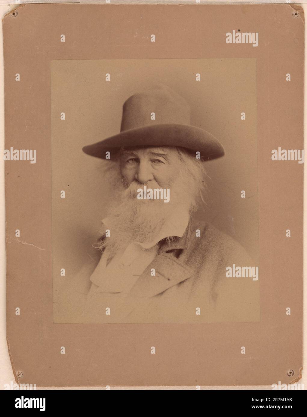 Walt Whitman 1880 Foto Stock