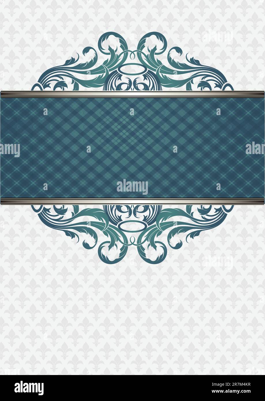 cornice decorata, questa illustrazione può essere utile come lavoro di progettazione Illustrazione Vettoriale