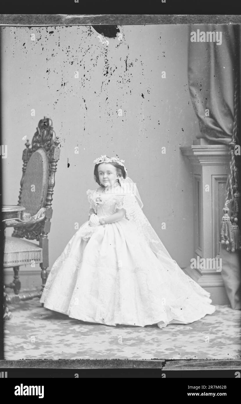 Mercy Lavinia Warren Stratton 1863 Foto Stock