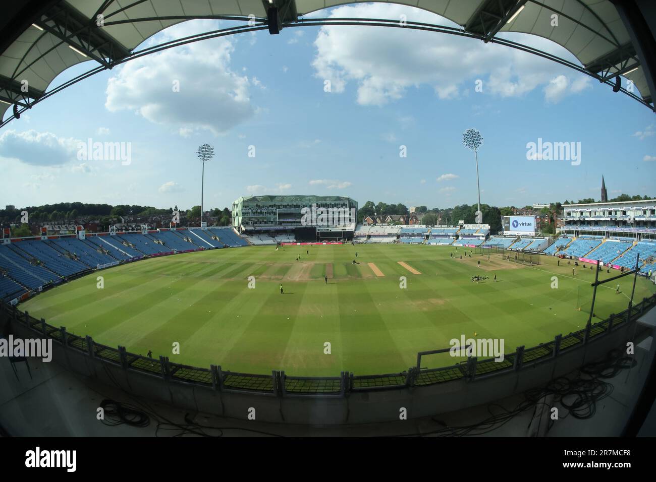 Leeds, Regno Unito. 16th giugno, 2023. Headingley Stadium, Leeds, West Yorkshire, 16th giugno 2023. Vista generale dello stadio davanti alla partita Vitality Blast T20 tra Yorkshire Vikings e Leicestershire Foxes all'Headingley Stadium, Leeds Credit: Touchlinepics/Alamy Live News Foto Stock