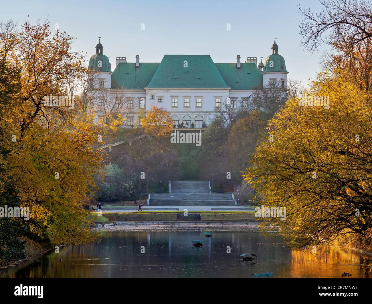 Ujazdow Castle Housing Center for Contemporary Art, Varsavia, voivodato Masoviano, Polonia Foto Stock
