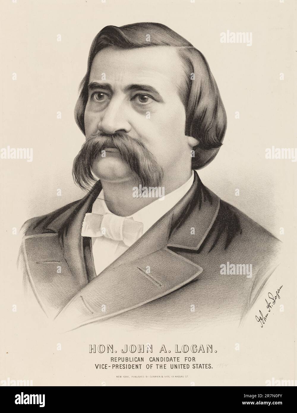 John Alexander Logan 1884 Foto Stock