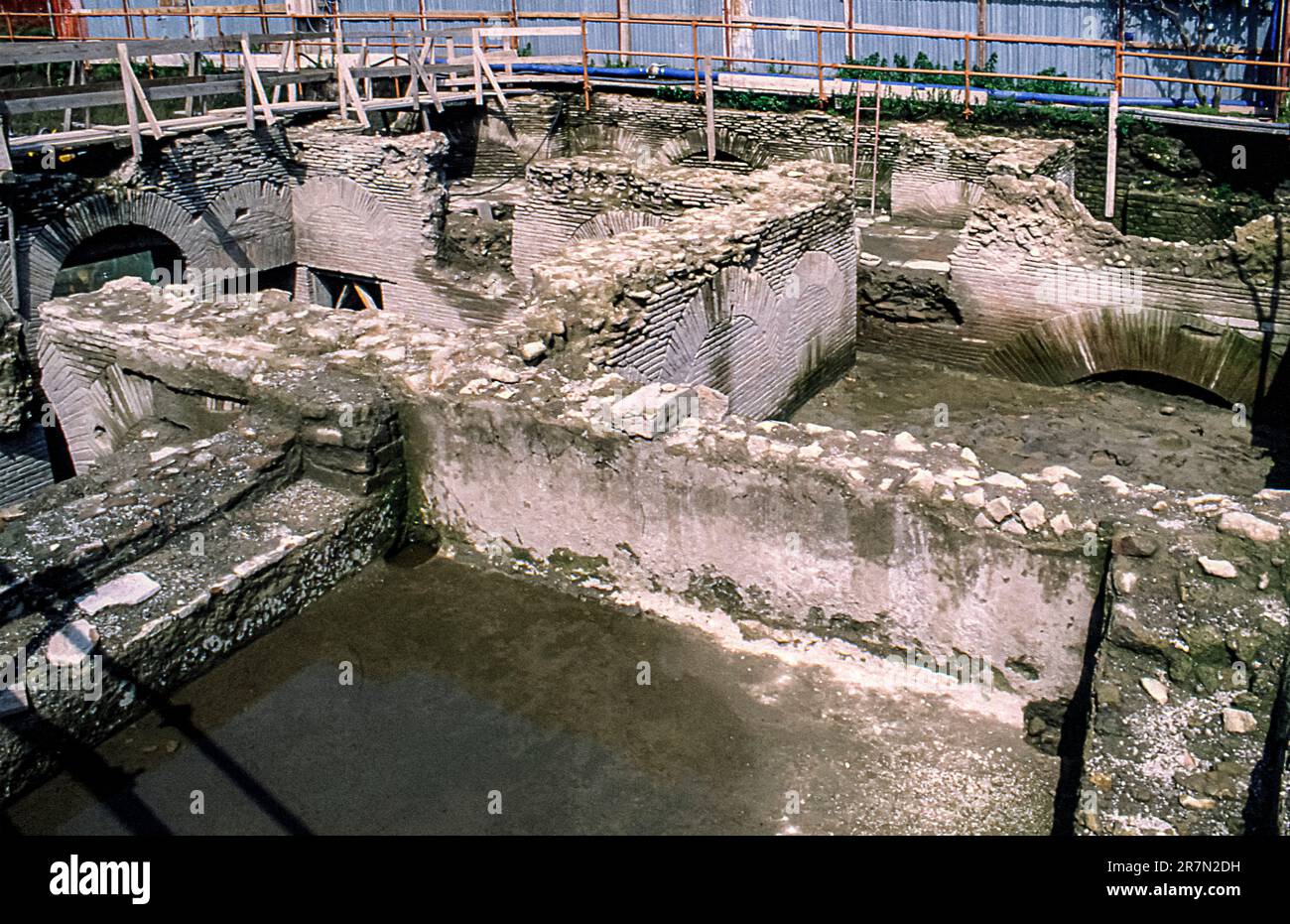 Italia Campania Pompei villa Moregine, gli scavi archeologici Foto Stock