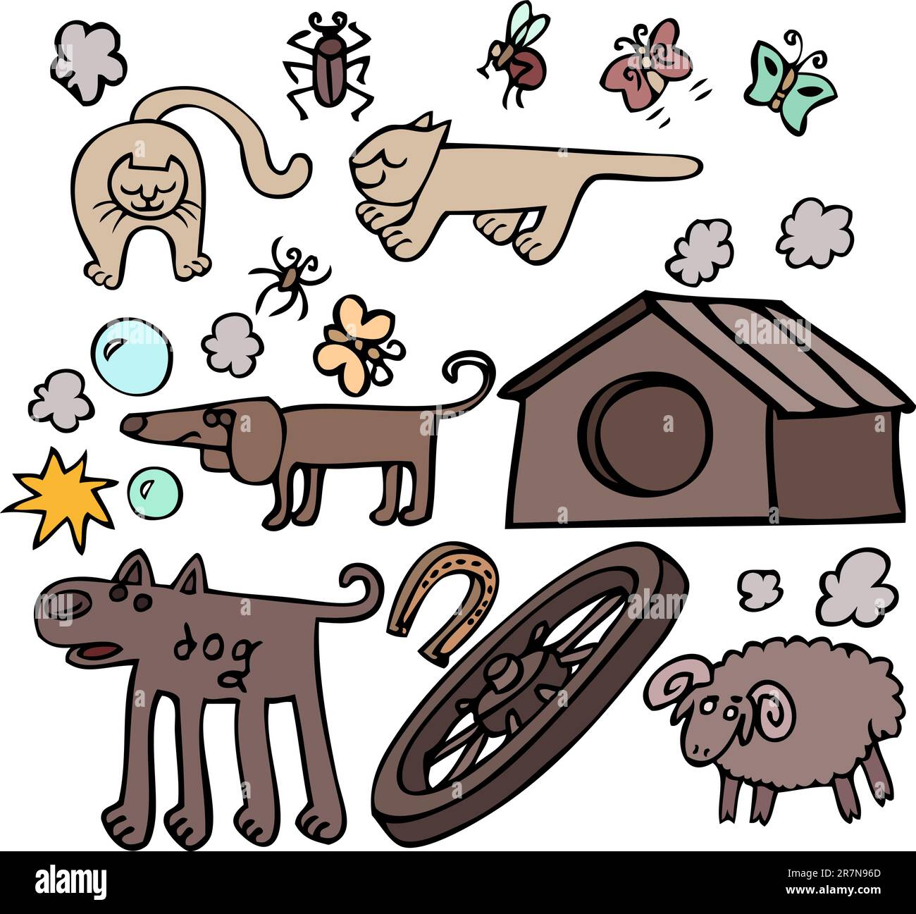 Adesivi Animali Della Fattoria Minilabel – 33 Pezzi Per Decorare, Scrapbooking E Feste - 2