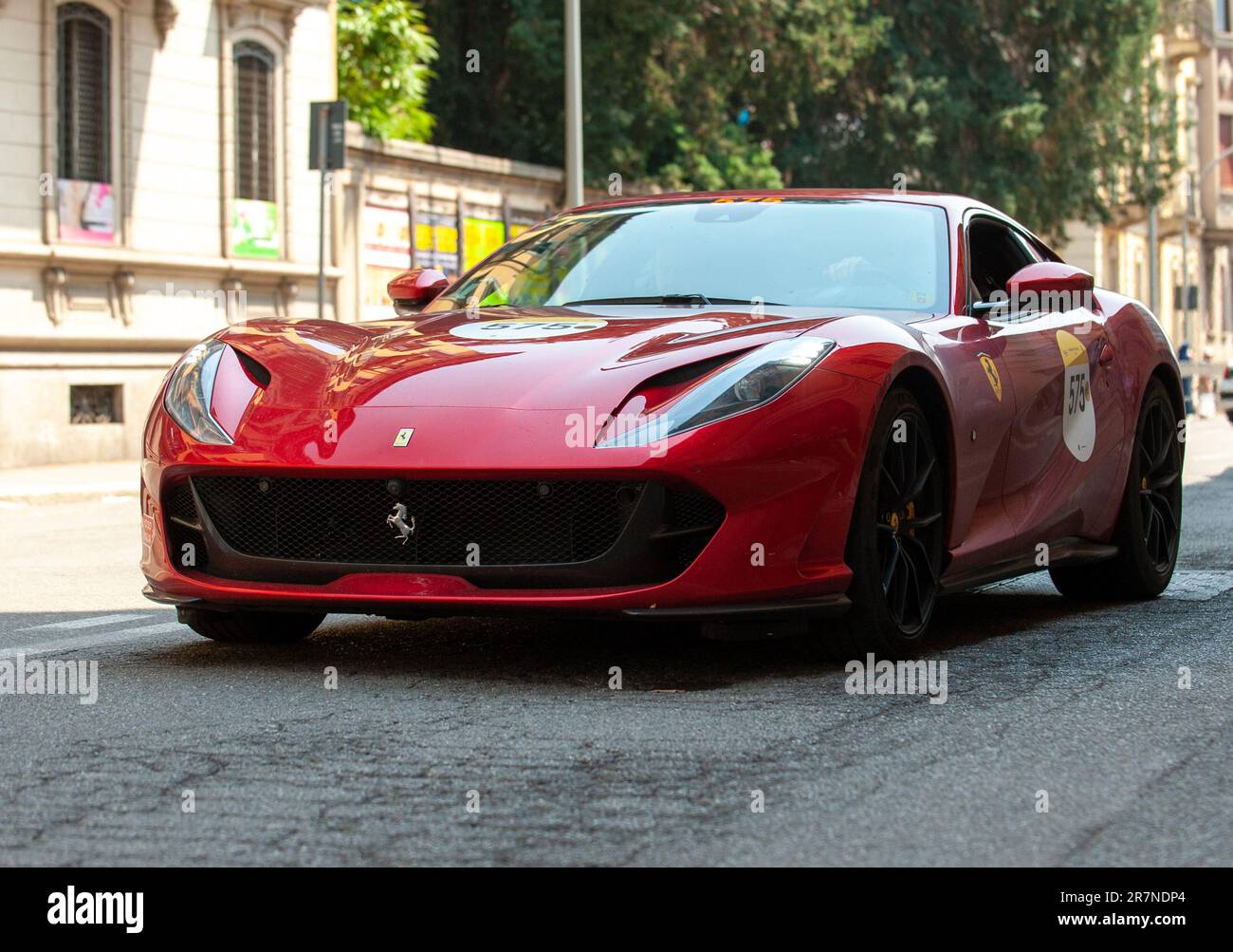 "Mille miglia 2023: Velocità, tradizione ed eccellenza automobilistica" Foto Stock