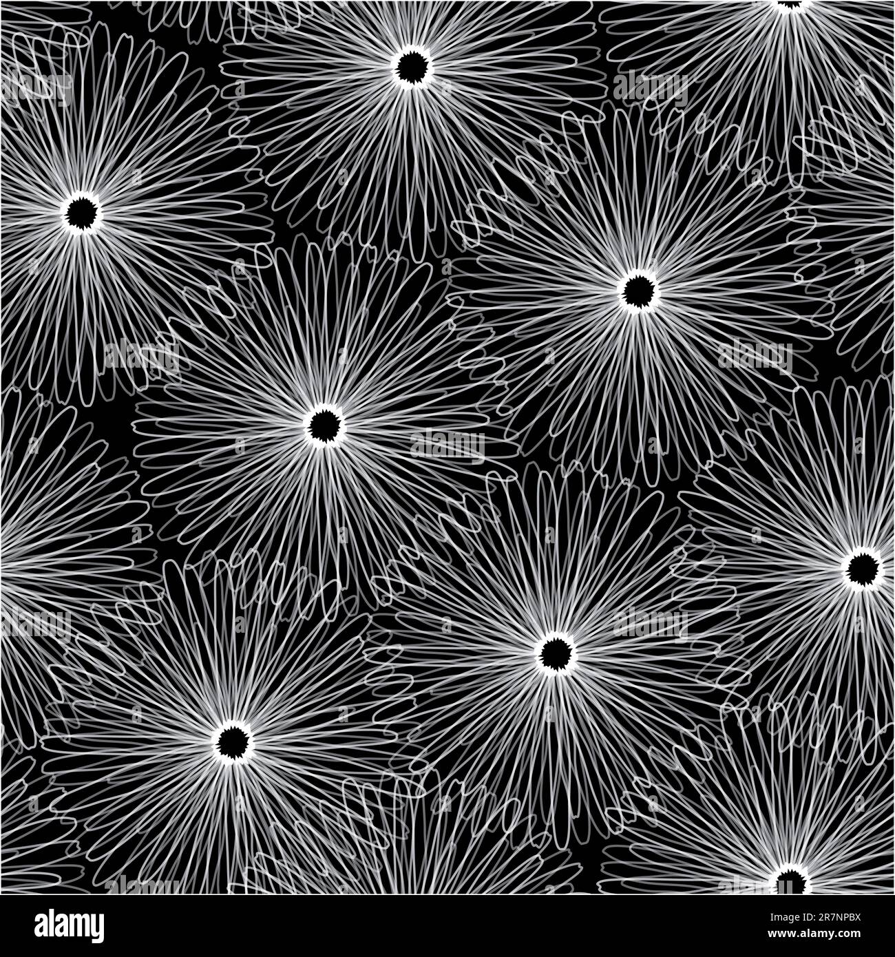 Sfondo senza cuciture fiore, elemento per il design, illustrazione vettoriale Illustrazione Vettoriale