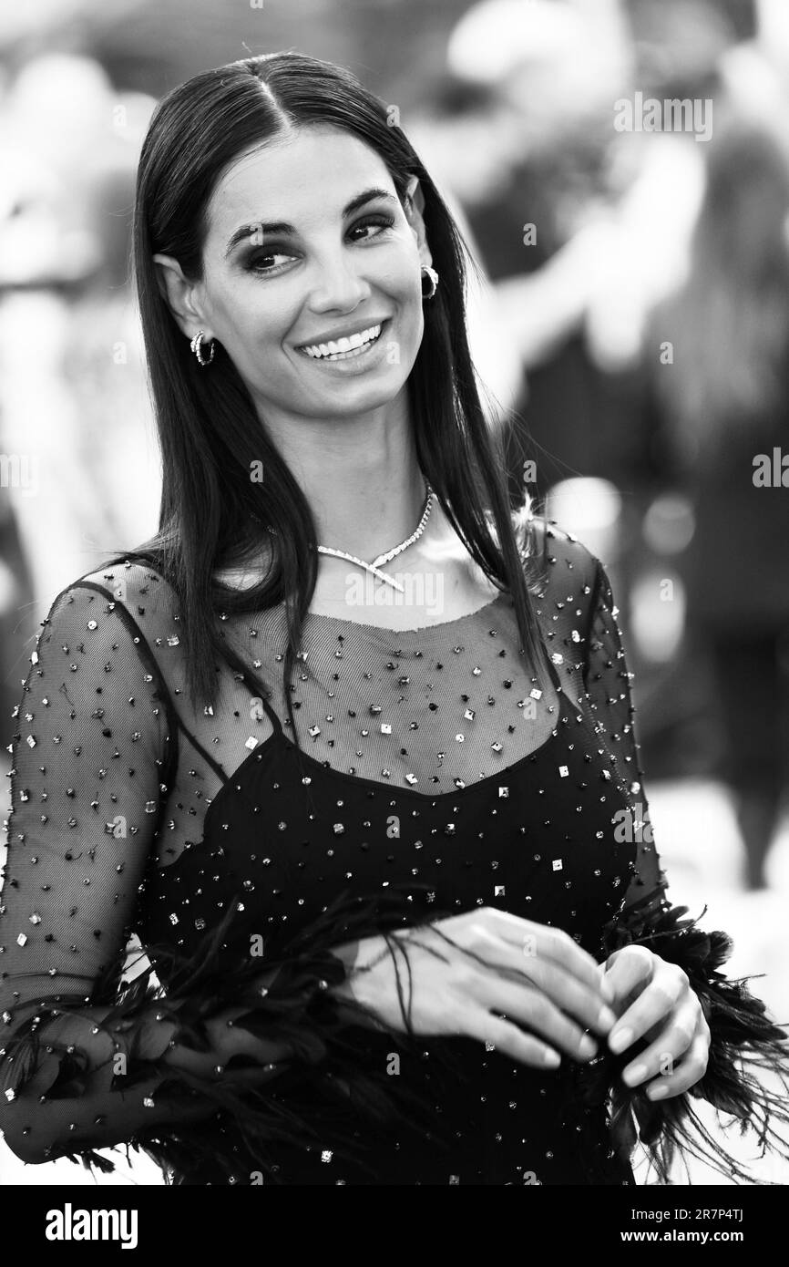 Monaco, Monaco. 17th giugno, 2023. Francesca Chillemi durante l'apertura del tappeto rosso durante il 62nd° Festival TV di Monte Carlo il 16 giugno 2023 a Monte-Carlo, Monaco.picture & copyright © Thierry CARPICO/ATP images (CARPICO Thierry/ATP/SPP) Credit: SPP Sport Press Photo. /Alamy Live News Foto Stock