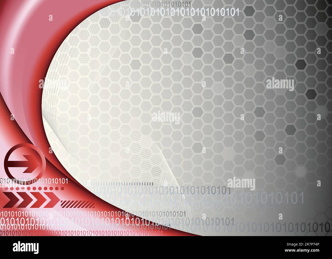 Immagine di sfondo digitale astratto. Illustrazione Vettoriale