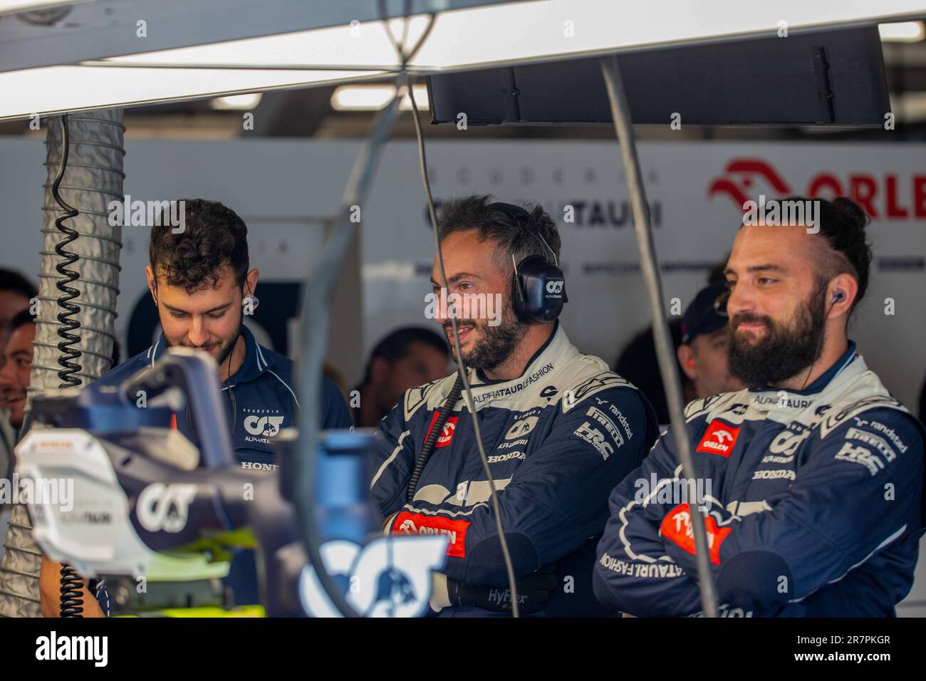 Scuderia AlphaTauri durante il day2, venerdì, di FORMULA 1 PIRELLI GRAND PRIX DU CANADA 2023 - dal 15th al 18th giugno 2023 a Montreal, Quebec, Canada Foto Stock