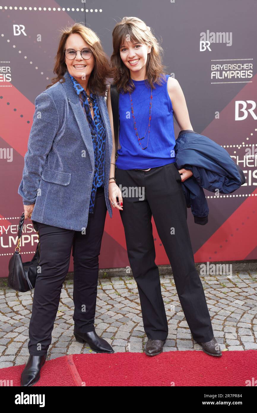 Carolin link partecipa al Bayerischer Filmpreis 2023 (Bavarian Film Award) al Prinzregententheater il 16 giugno 2023 a Monaco di Baviera, in Germania. Foto Stock