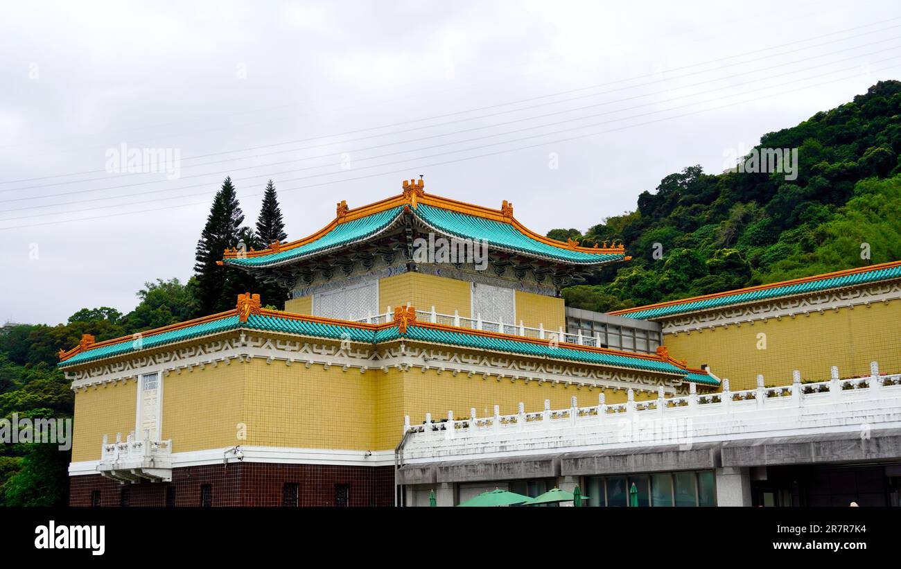 Taipei National Palace Museum - uno dei musei più famosi di Taiwan. Foto Stock