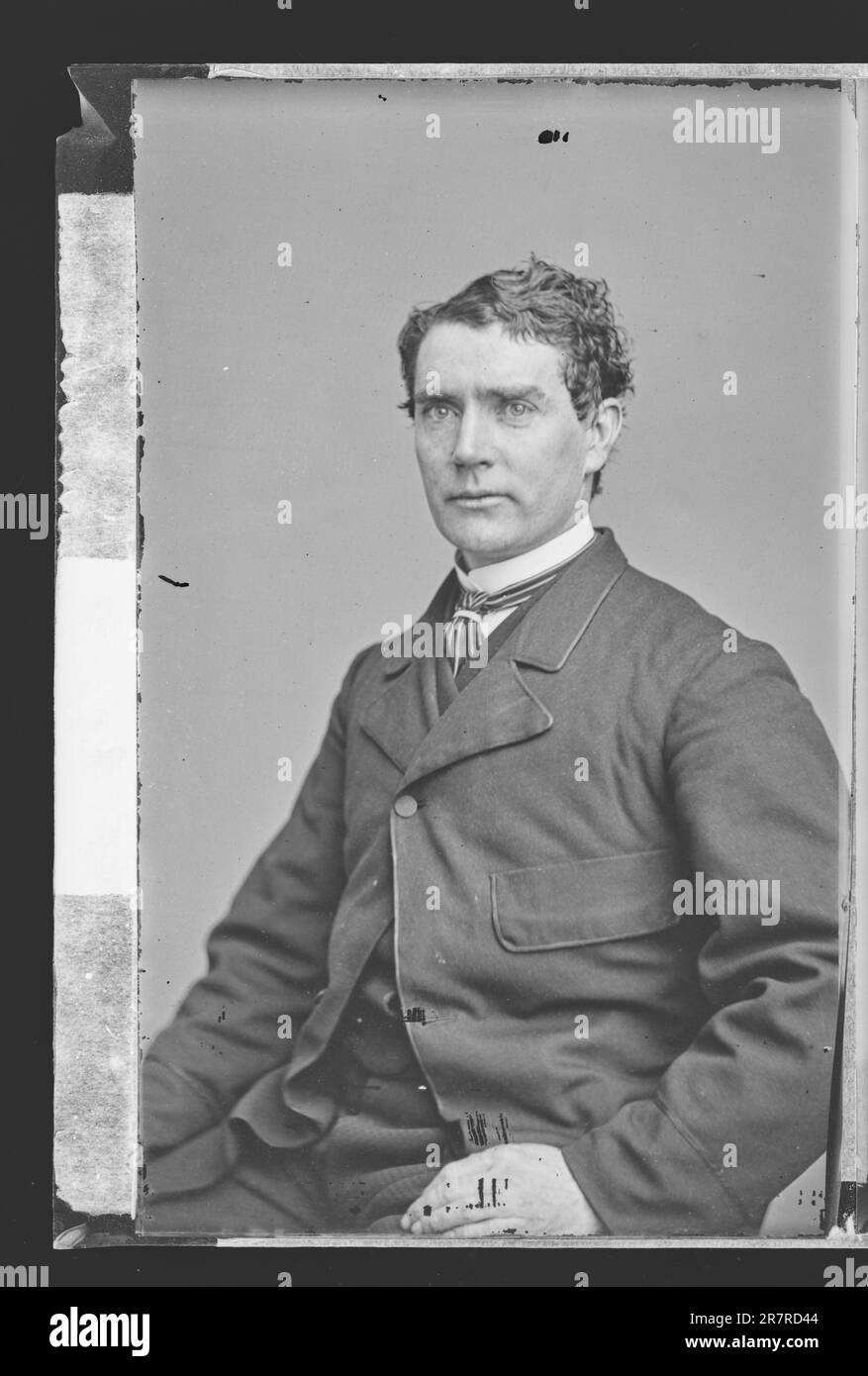 Uomo non identificato c. 1860-70 Foto Stock