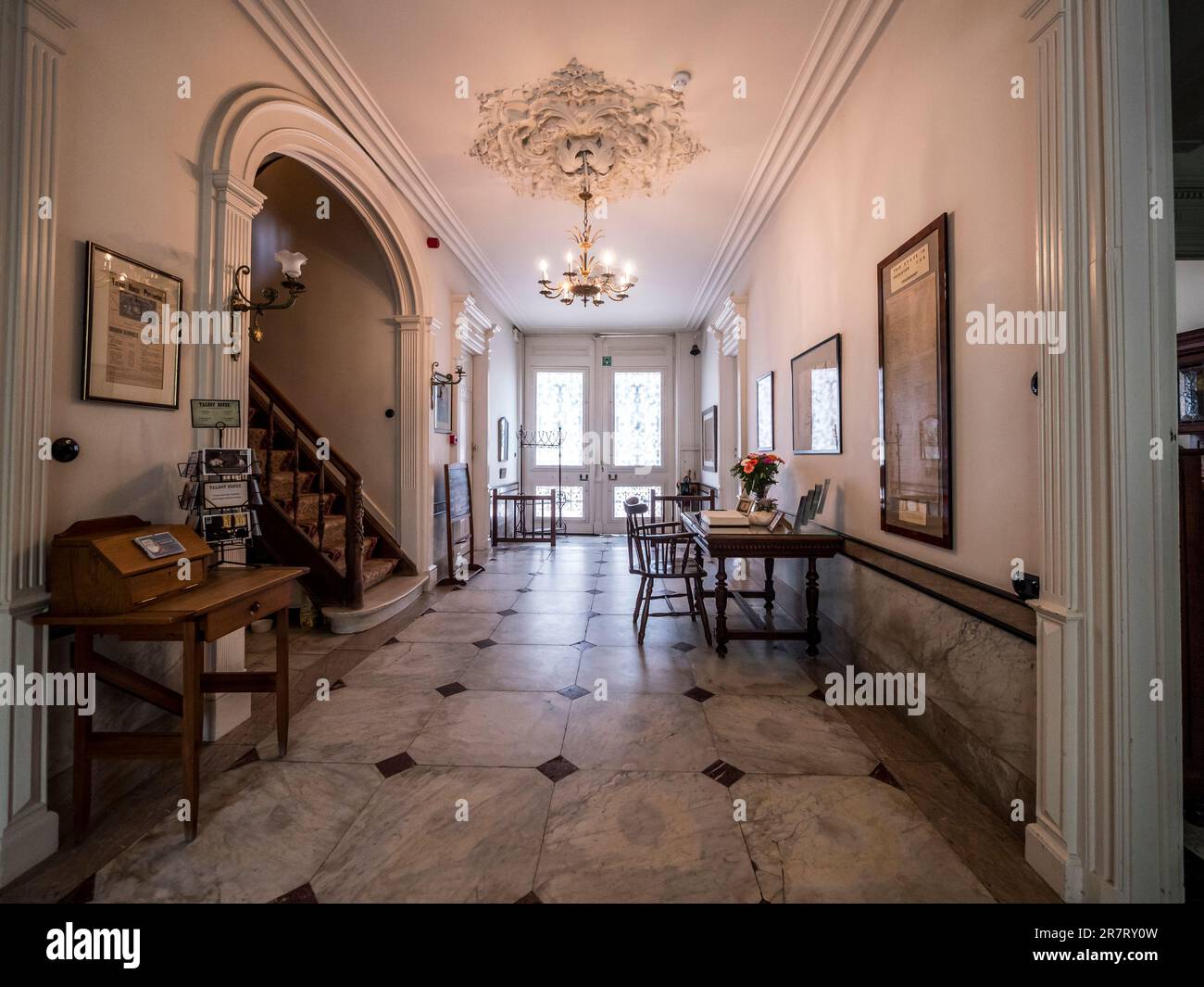 Questo è l'interno della casa e del museo di Talbot House, nella città belga di Poperinge, conosciuta durante la prima guerra mondiale come Pop. Foto Stock