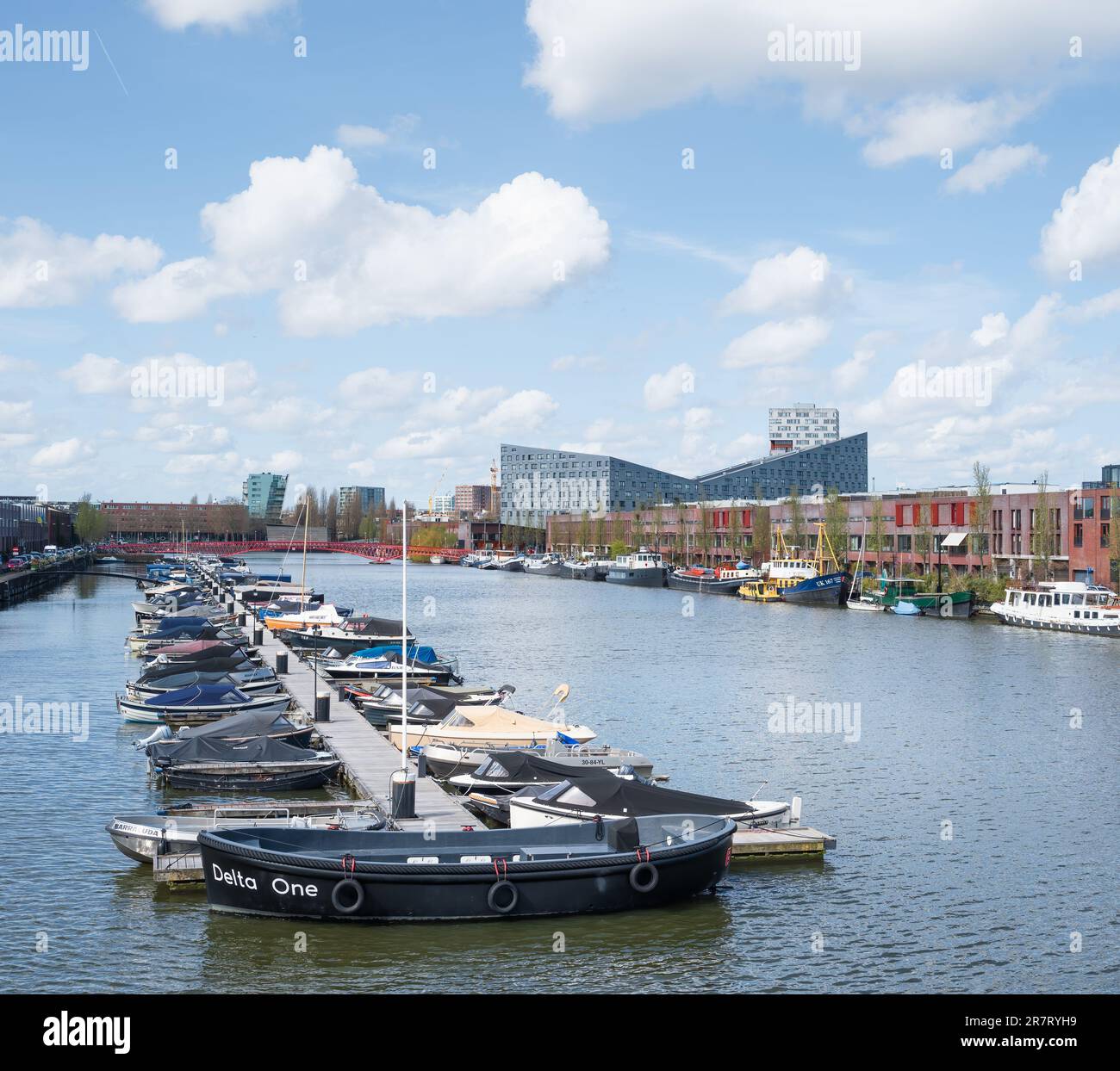 Amsterdam, Paesi Bassi - lo sviluppo di alloggi per balene di D e Architecten Foto Stock