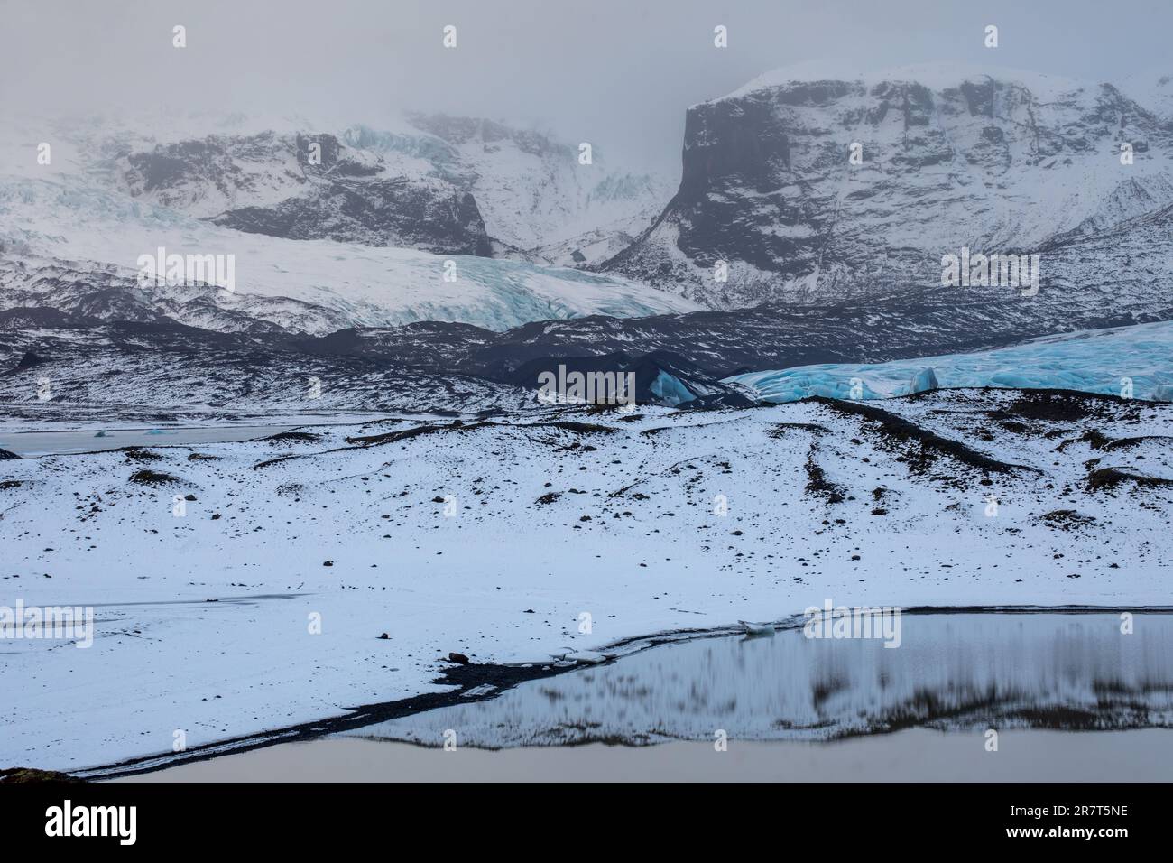 Fjallsarlon, Austurland, Islanda Foto Stock