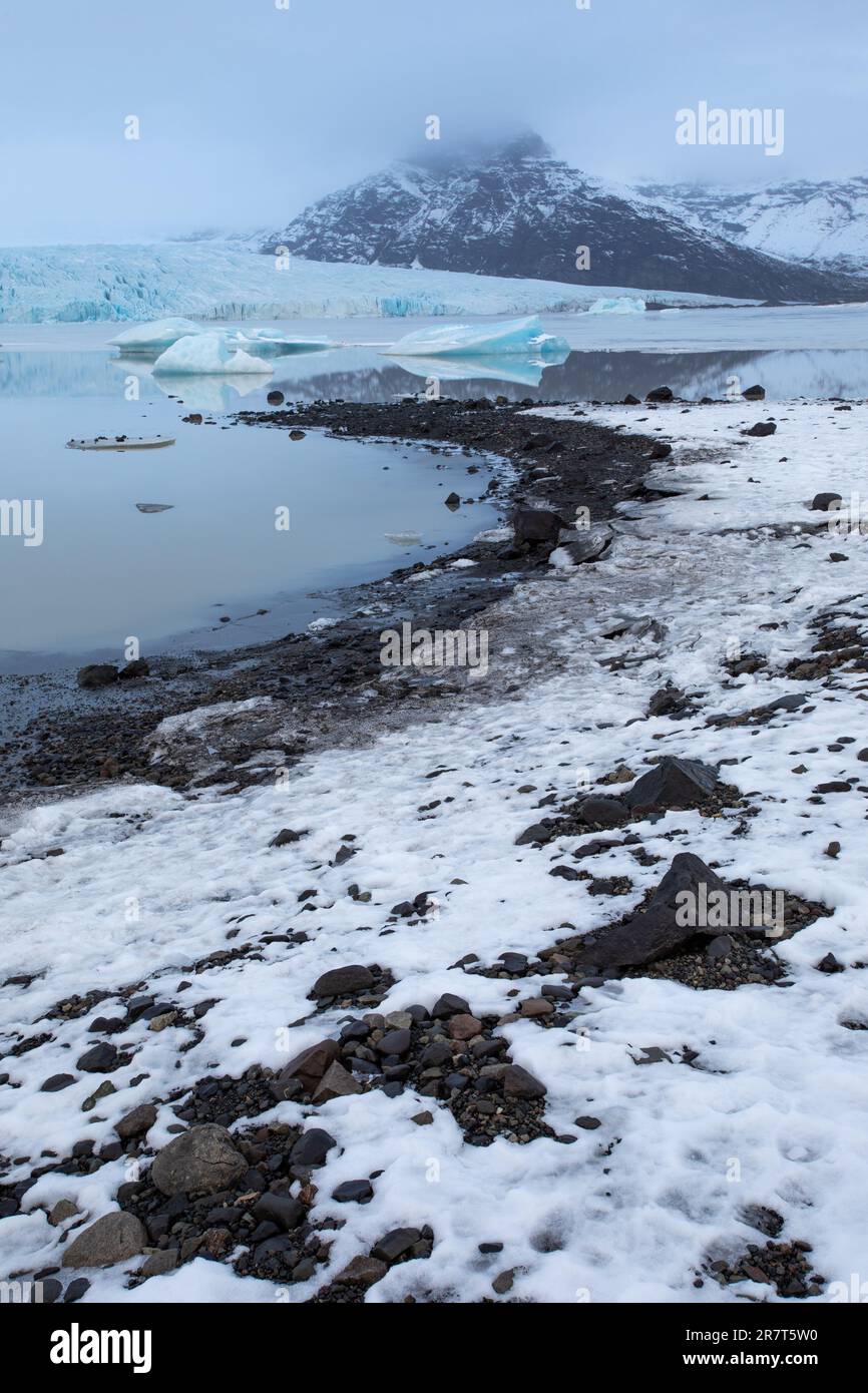 Fjallsarlon, Austurland, Islanda Foto Stock