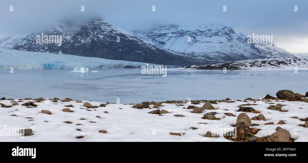 Fjallsarlon, Austurland, Islanda Foto Stock