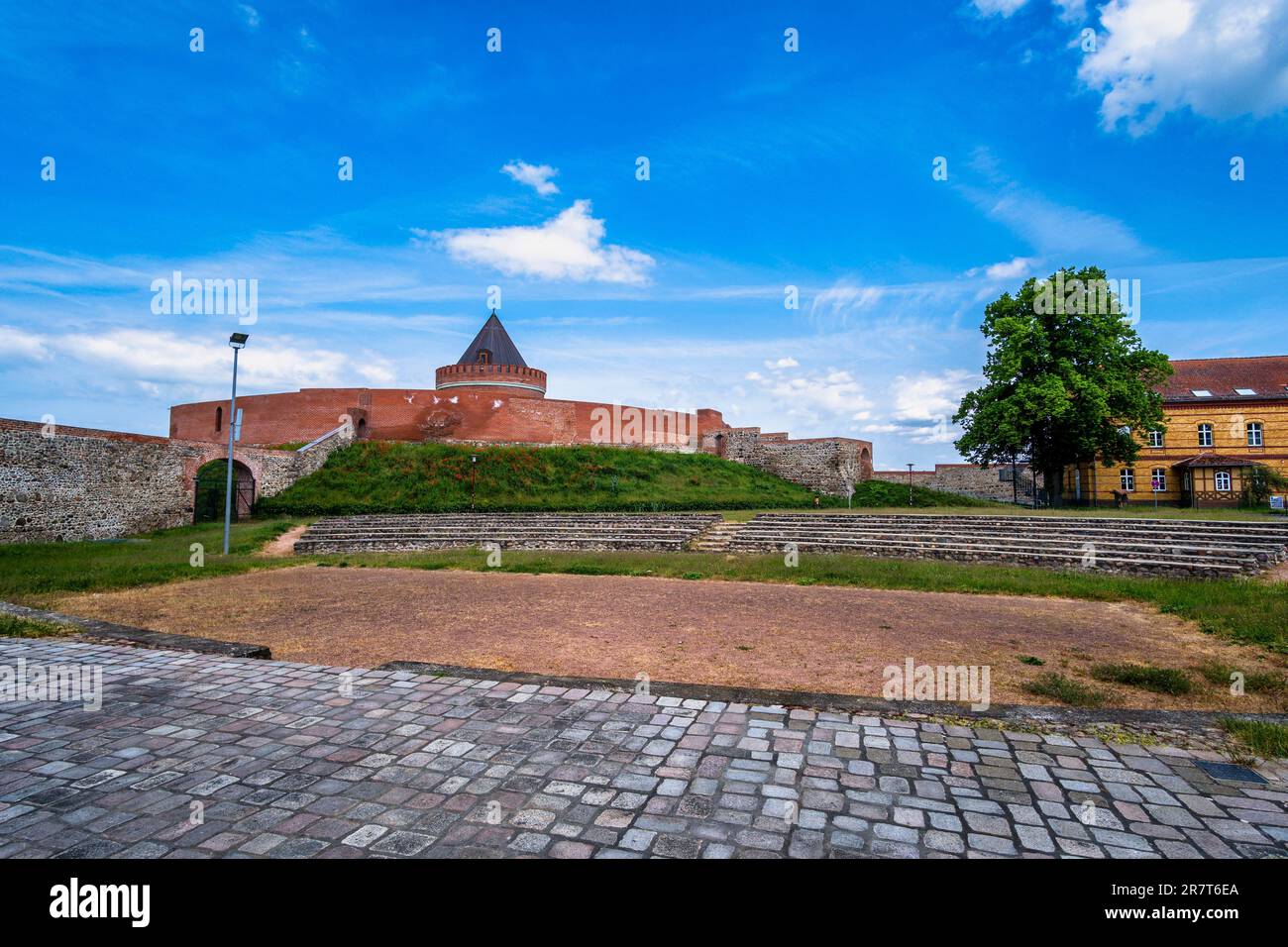 Lindau Castello, Zerbst Anhalt, Sassonia-Anhalt, Germania Foto Stock