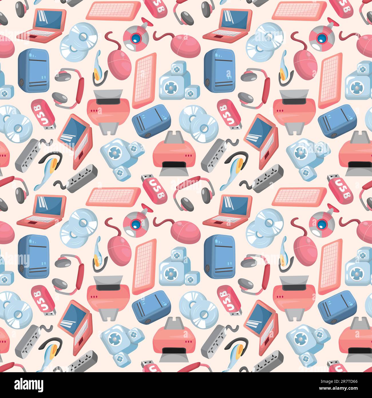 modello computerizzato senza interruzioni Illustrazione Vettoriale