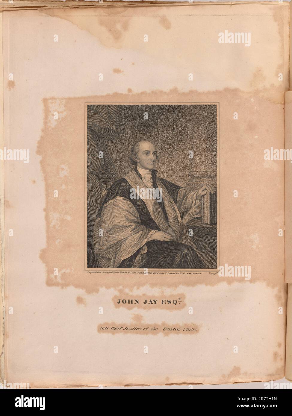 John Jay 1816 Foto Stock
