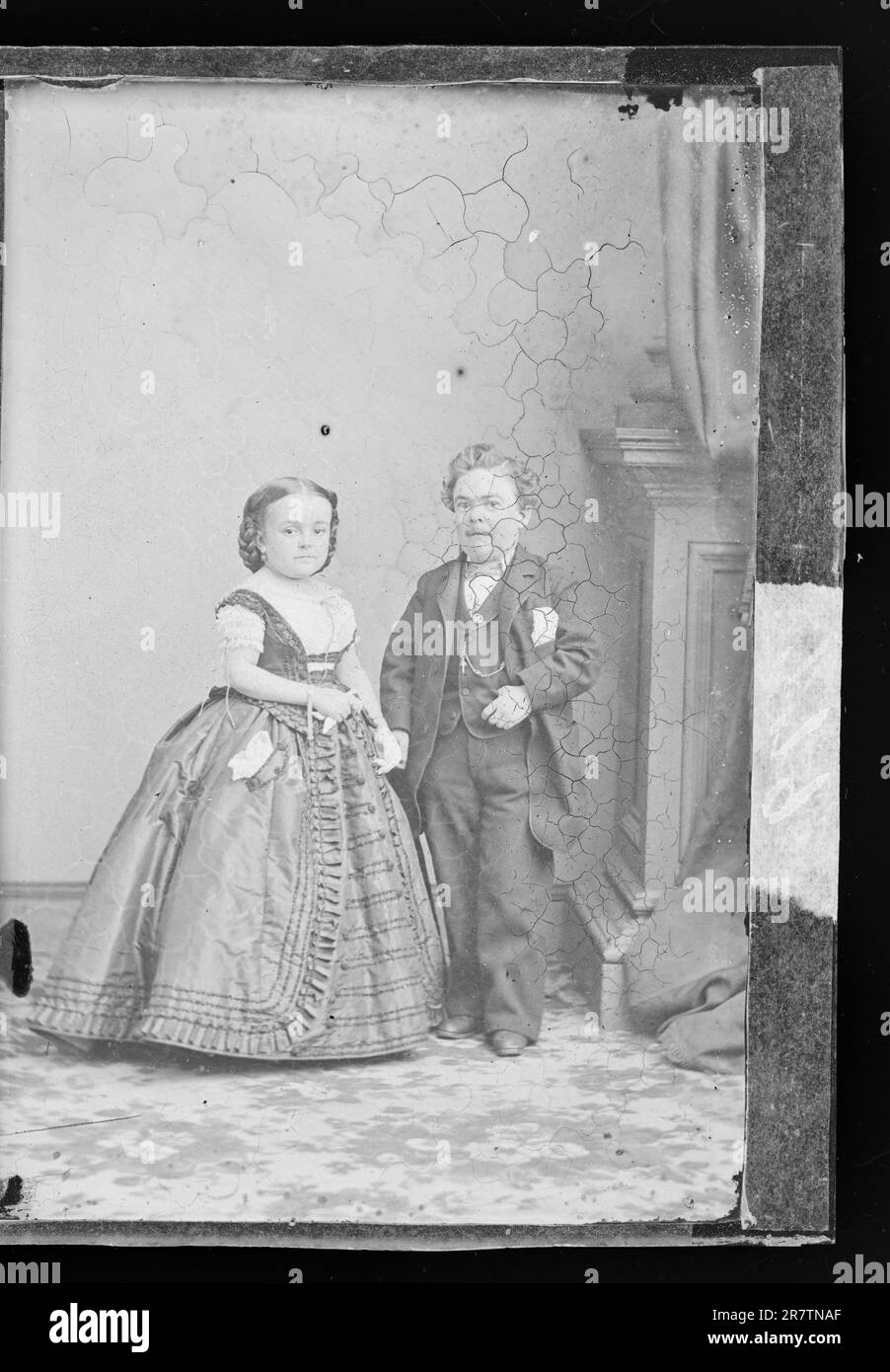 Charles e Lavinia Stratton 1860-1870 Foto Stock