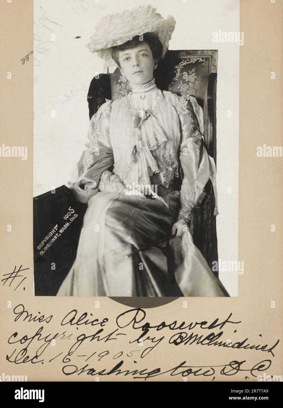 Alice Roosevelt Longworth 1905 Foto Stock