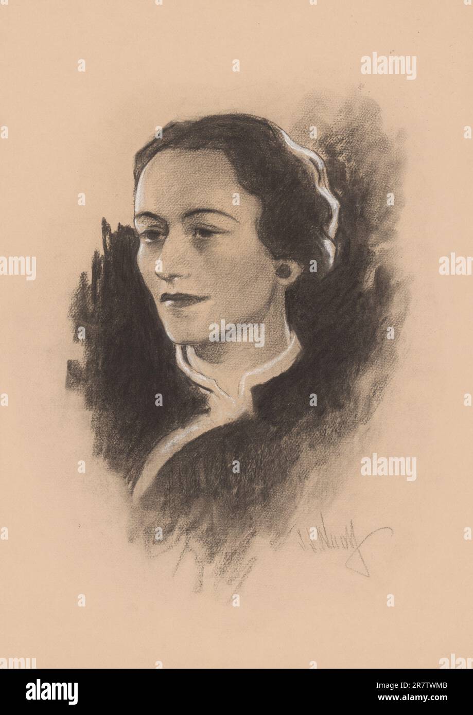Wallis Warfield Simpson 1936 Foto Stock