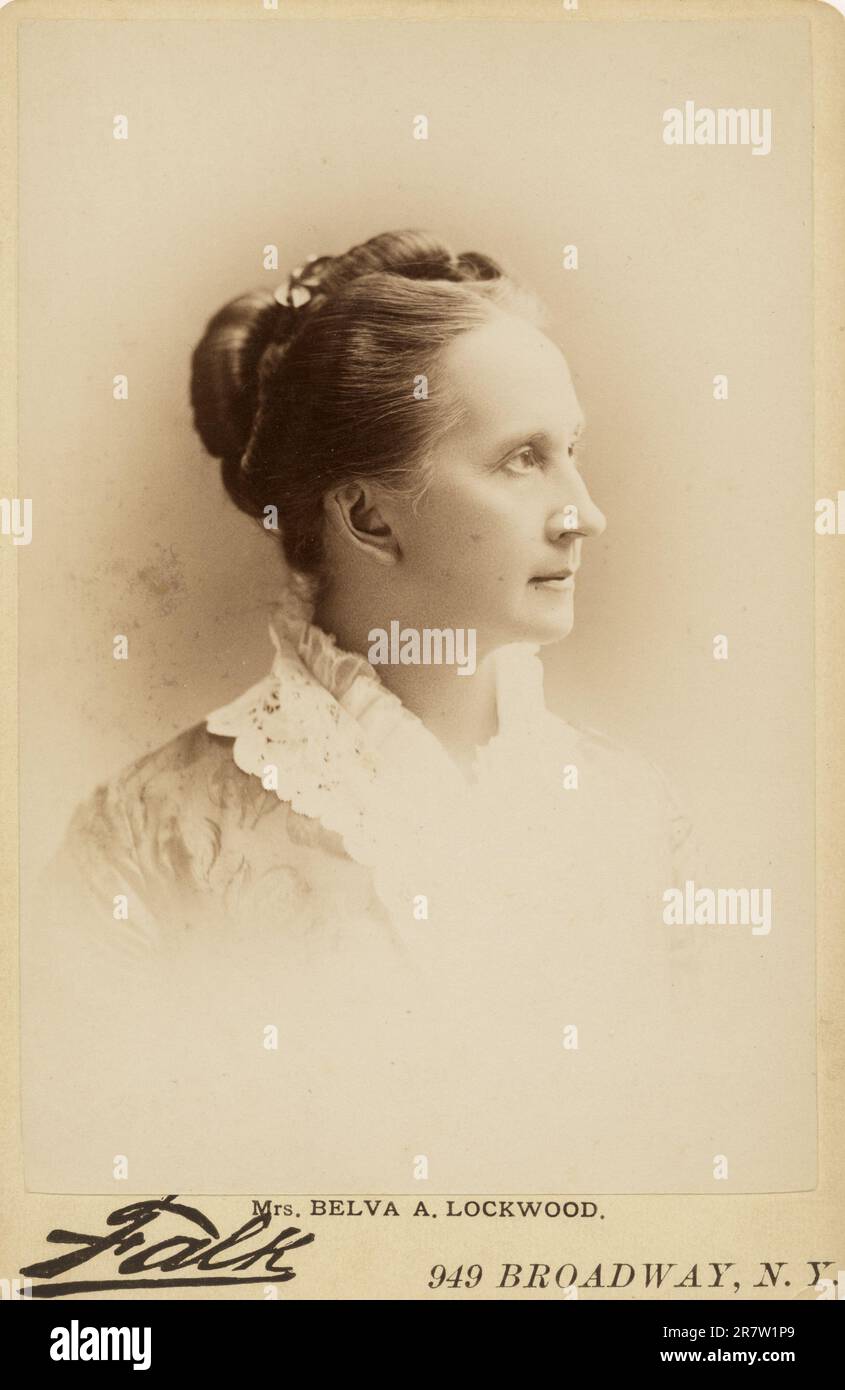 Belva Ann Lockwood c. 1880 Foto Stock
