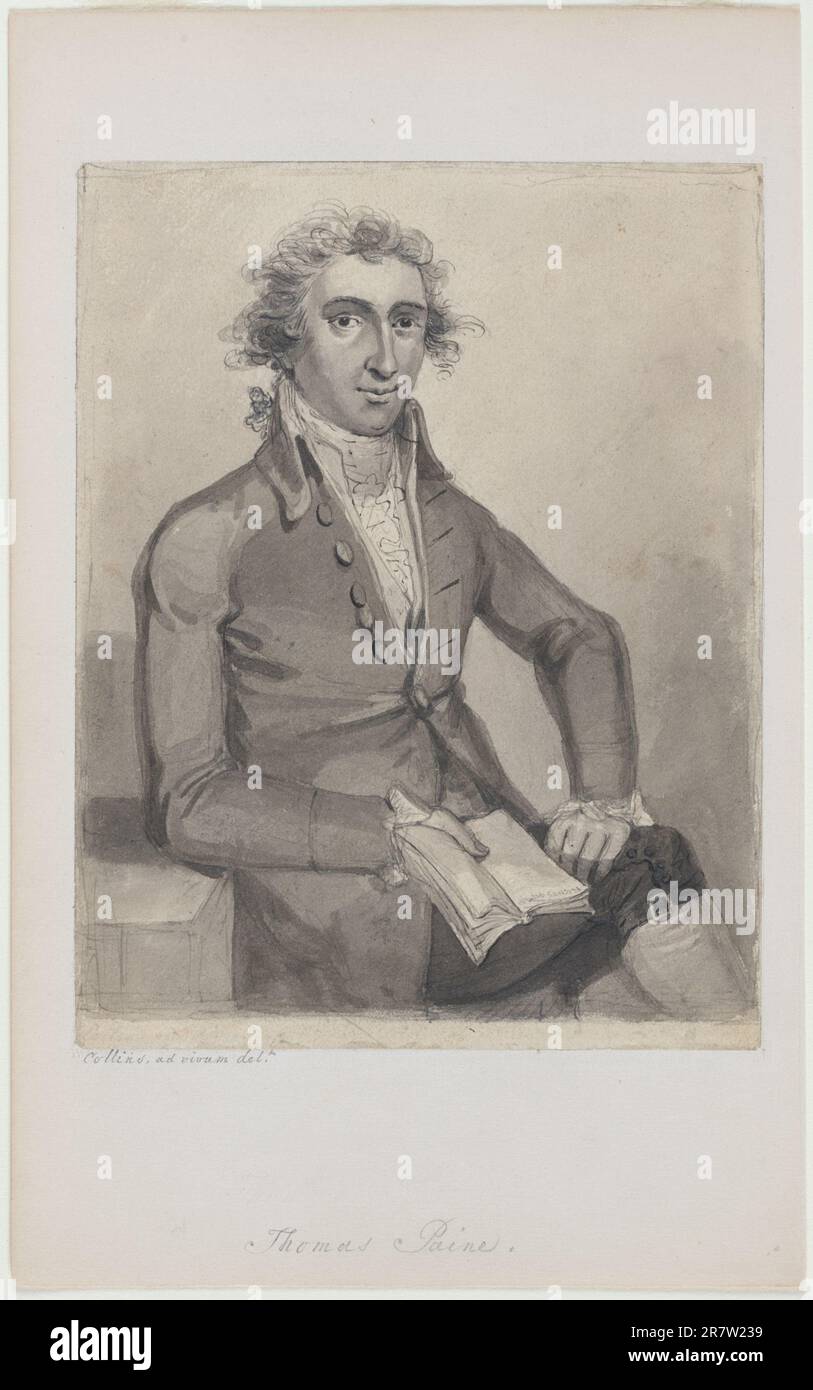 Thomas Paine 1792 Foto Stock