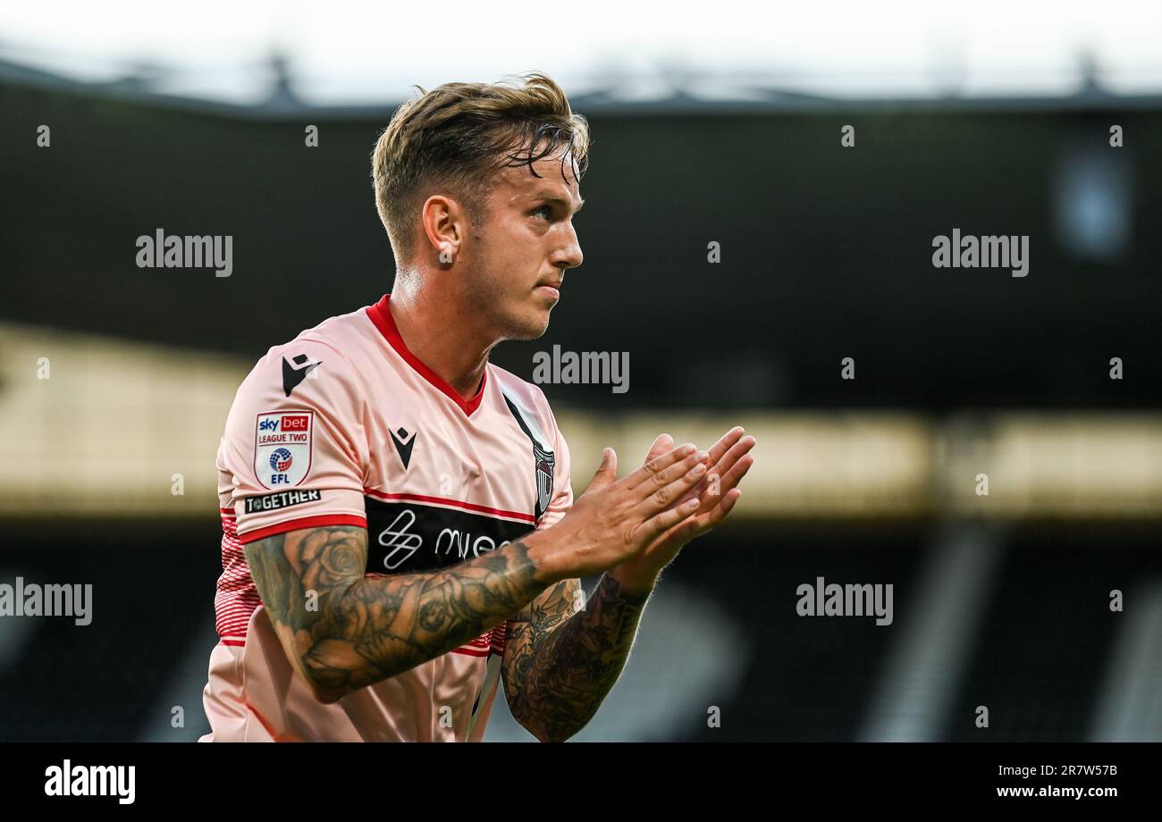 Jordan Maguire-Drew durante la partita di calcio del Papa John's EFL Trophy tra Derby County e Grimsby Town FC al Pride Park Stadium, Inghilterra nel 30 Foto Stock