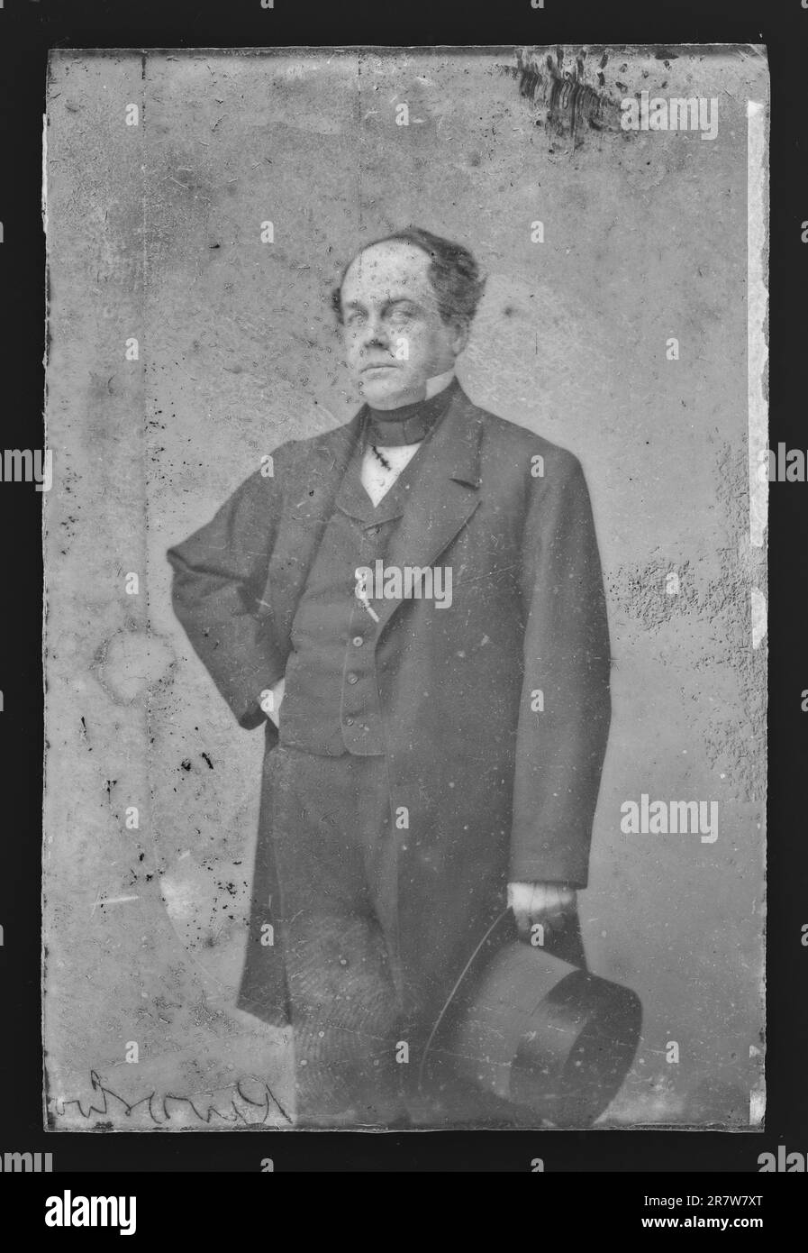 Uomo non identificato c. 1860-70 Foto Stock