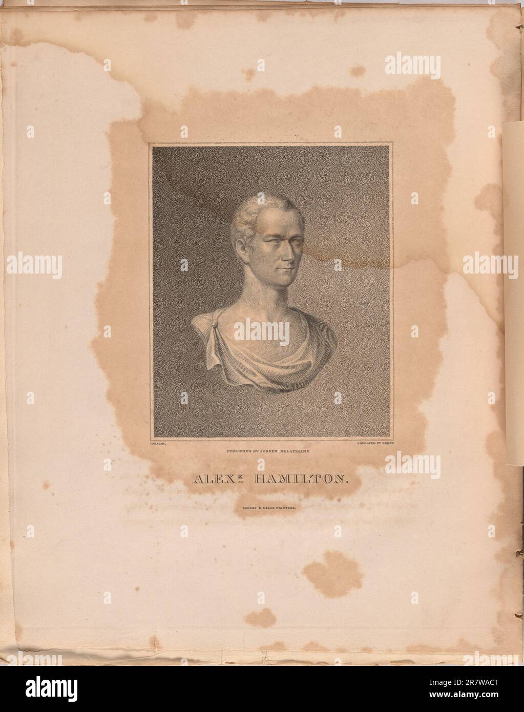 Alexander Hamilton 1816 Foto Stock