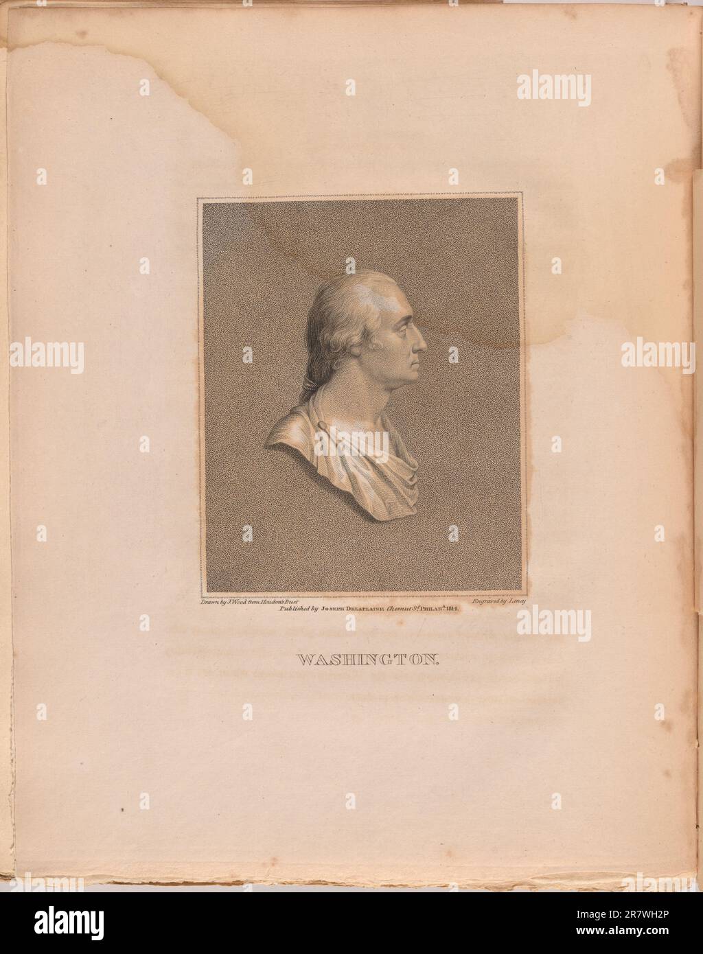 George Washington 1814 Foto Stock