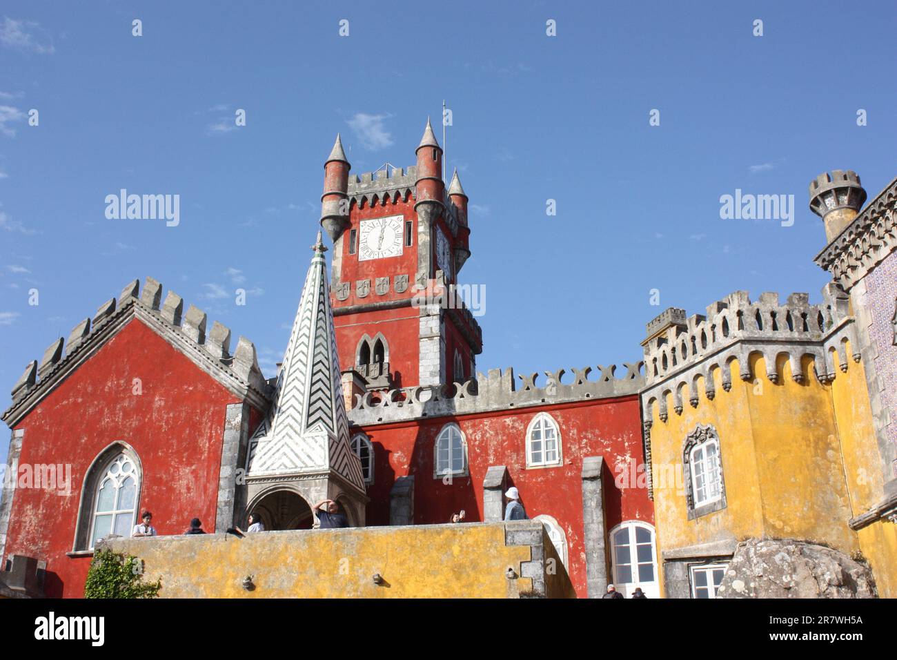 Il Palazzo Nazionale di pena a Sintra, Portogallo Foto Stock