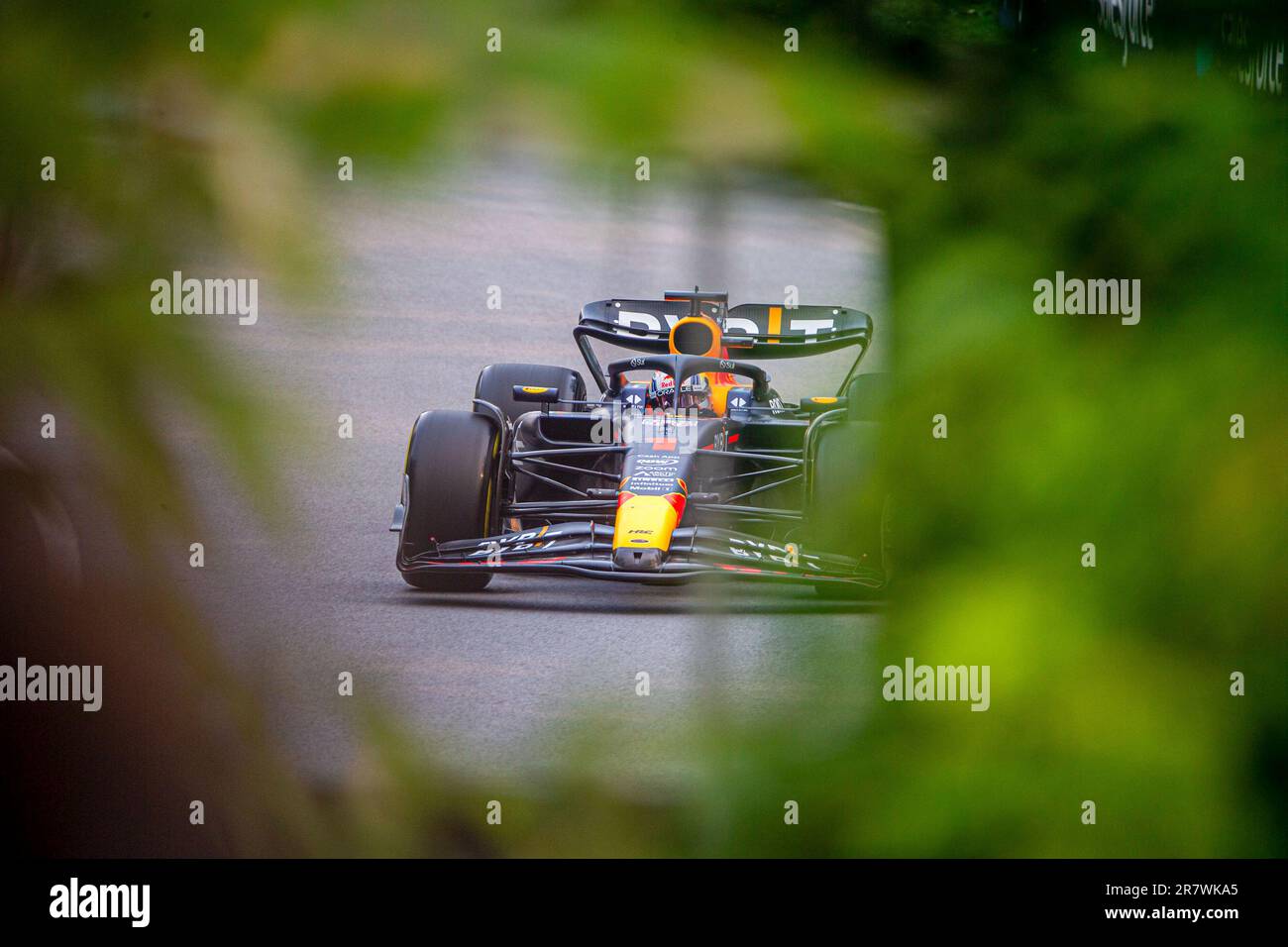 Max Verstappen (NED) Redbull Racing RB19 durante le prove libere 3 del sabato DI FORMULA 1 PIRELLI GRAND PRIX DU CANADA 2023 - dal 15th al 18th giugno 20 Foto Stock