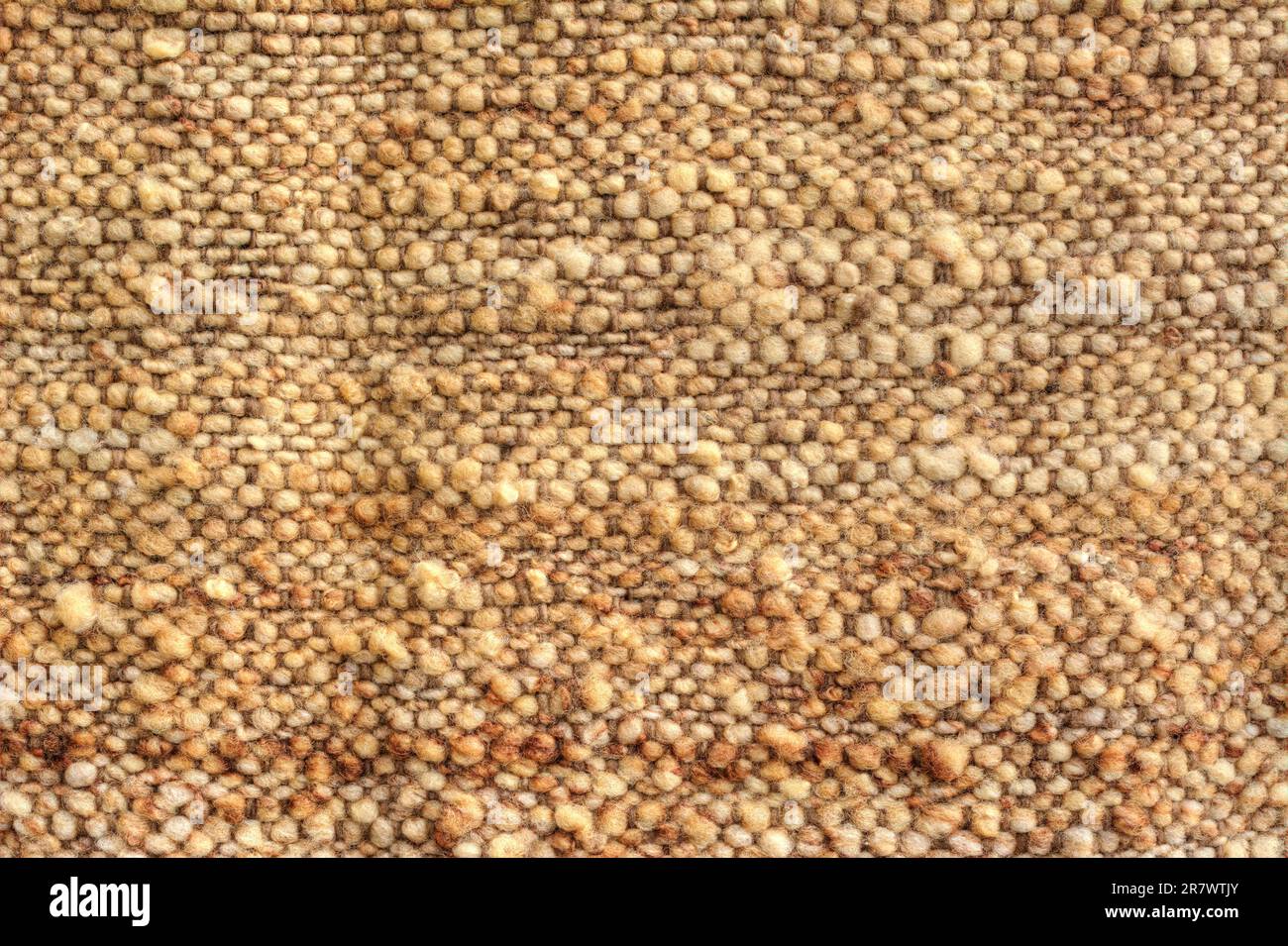 Ornamento di tessuti tradizionali e capi di lana sull'isola di Chiloe in Cile Foto Stock