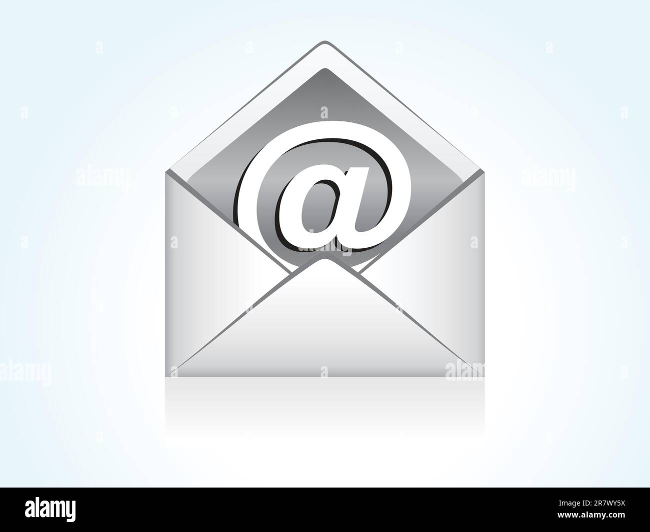 illustrazione vettore icona posta astratta Illustrazione Vettoriale