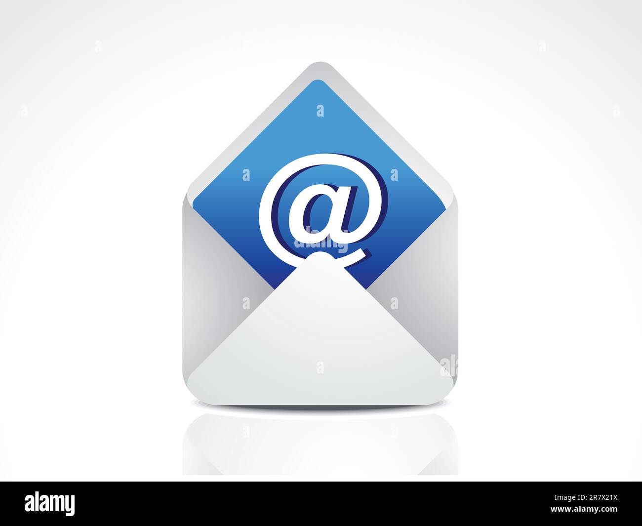 illustrazione vettore icona posta astratta Illustrazione Vettoriale