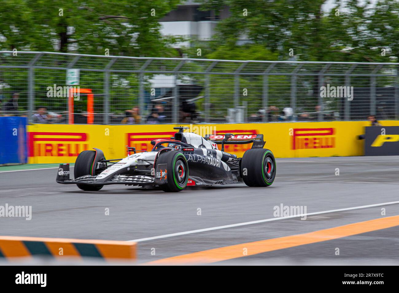 Nyck De Vries (NED) - Scuderia AlphaTauri durante la sessione di qualificazione di sabato 17th giugno - FORMULA 1 PIRELLI GRAND PRIX DU CANADA 2023 - dal 15th al Foto Stock