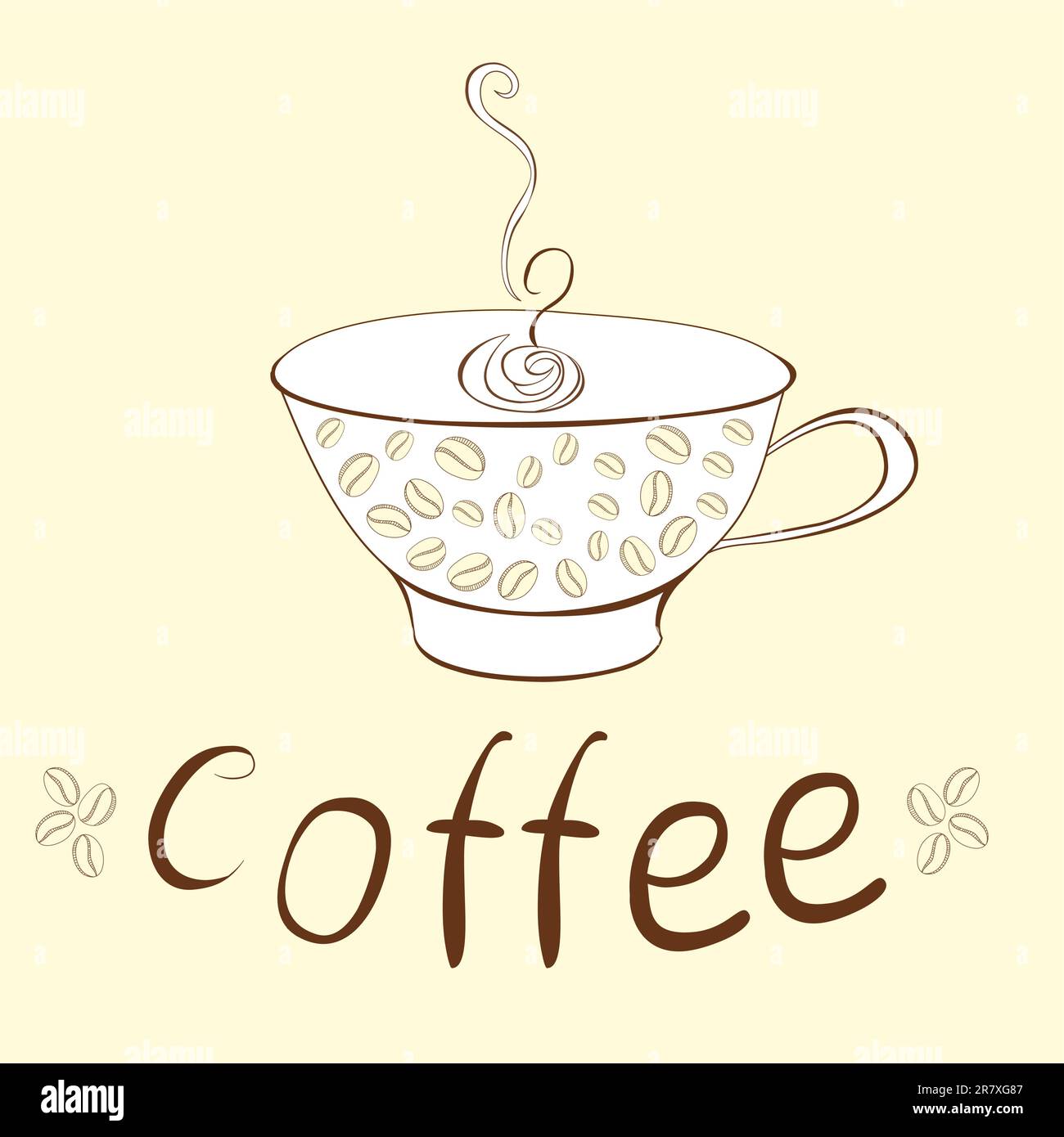 Tazza di caffè Illustrazione Vettoriale