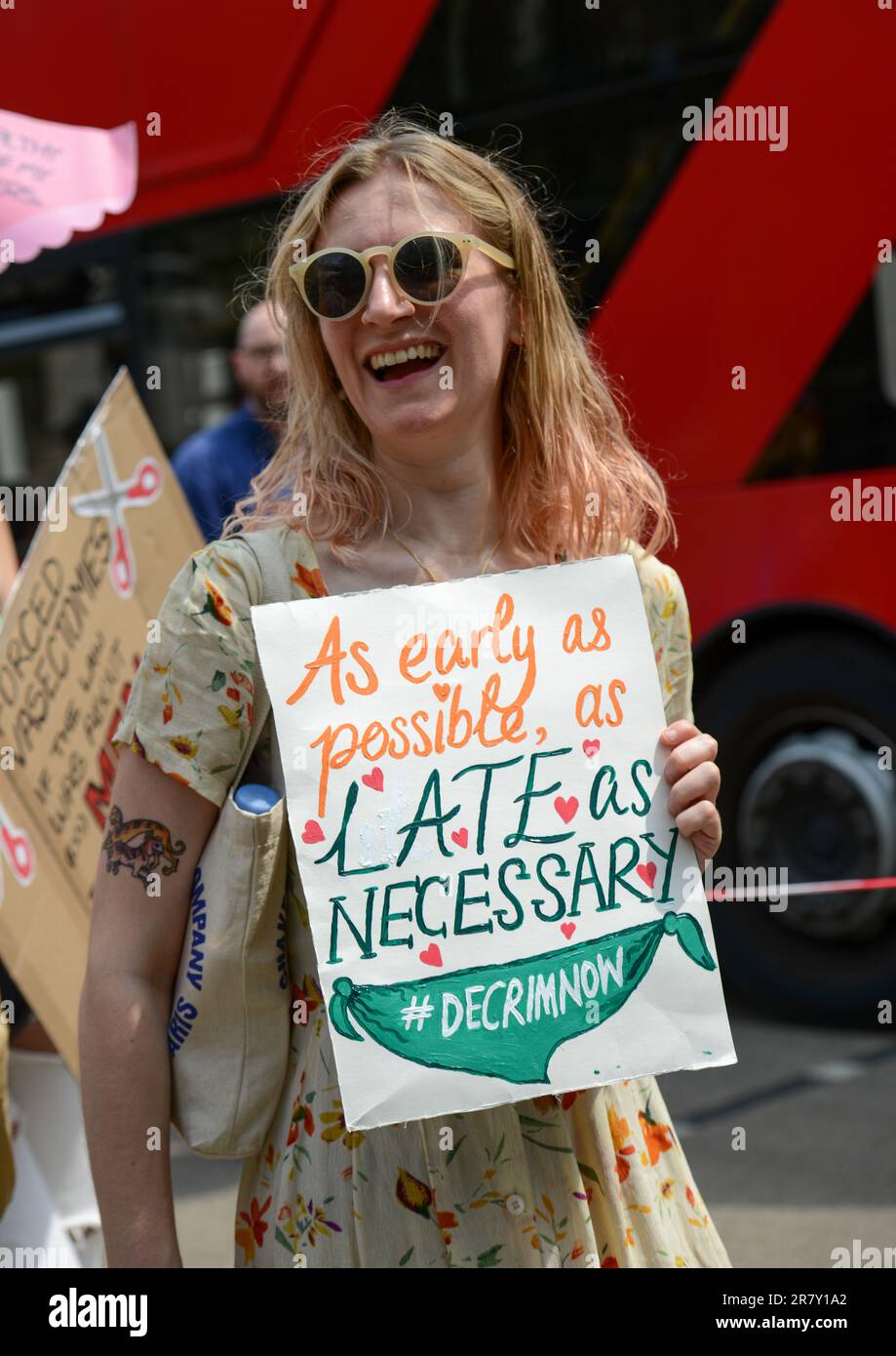 Riforma della legge sull'aborto marzo 17/06/23 Foto Stock