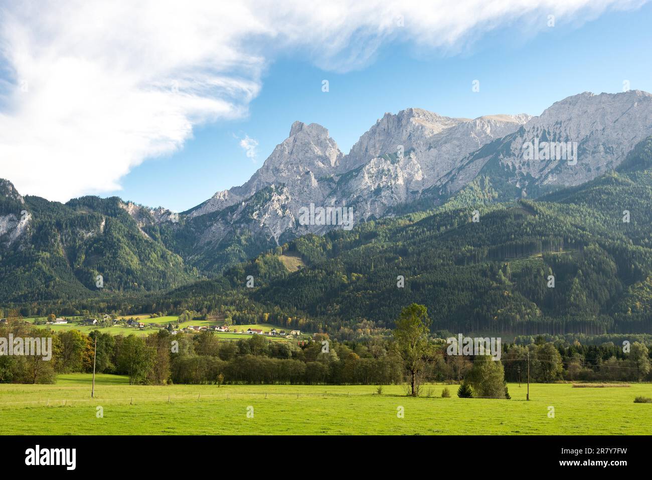 Le Alpi Ennstal con il Ges Foto Stock
